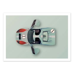 Affiche 50x70 cm - Ford GT40 - Artmoric