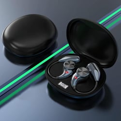 Ecouteurs Bluetooth Confortables Son Hi-Fi Appels Clairs Sport Stabilité Noir YONIS
