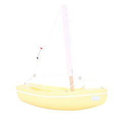 Bateau Le Sloop jaune 21cm - Maison Tirot