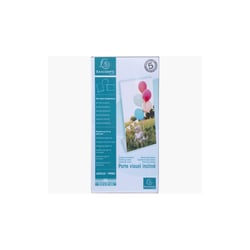 Porte-visuel - Présentoir - DL - Incliné - Transparent - Pour photo, menu, document