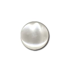 Bouton en forme de Bonbon couleur Blanc 13mm