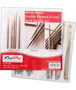 Set Aiguilles doubles pointes Nova Metal - Knitpro 51 Gris
