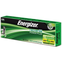 Pack 10 Piles Rechargeables Power Plus HR6 AA 2000mAh