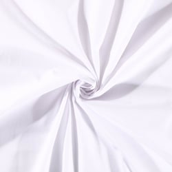 Tissu Polycoton uni Blanc
