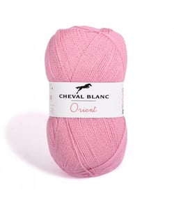 Fil à tricoter ORIENT - Cheval Blanc 300 Hortensia
