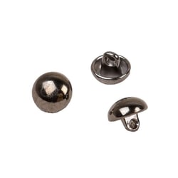 Bouton boule à queue 10mm gris foncé