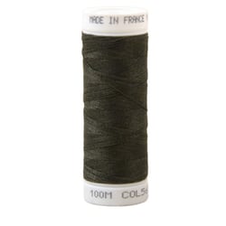 Fil à coudre polyester 100m made in France - Vert Kaki Fonce 561