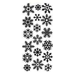 1 planche de stickers autocollants peel off doré FLOCONS 7069
