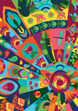 Puzzle 500 pièces - Mandala - Hachette