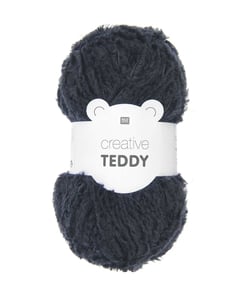 Fil à tricoter Creative Teddy 100 gr - Rico Design 03 Bleu Marine