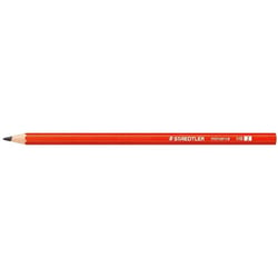 Crayon graphite STAEDTLER - Minerva hexagonal rouge - Mine HB - Diamètre 2 mm - Lot de 12