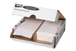Etiquettes affranchissement blanches 140x45 mm 2 poses 1000 u.