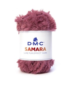Pelote de Fourrure SAMARA - 100g - DMC : Douceur et Élégance pour vos Projets Tricot 410 Rose