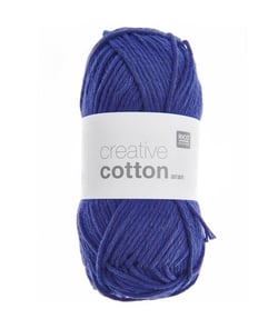 Pelotes de fil à tricoter CREATIVE COTTON ARAN de Rico Design - Laissez libre cours à votre créativité avec douceur et style ! 88 Violette violet