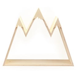 Etagère murale en bois à customiser - Montagne 50 x 40 x 10 cm