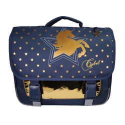 Cartable Scolaire Primaire 38cm Cybel Bleu Marine  2 Compartiments - Bagtrotter