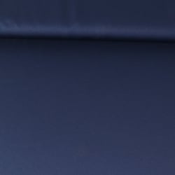 Tissu  Micro Satin mat Joséphine uni  Bleu marine