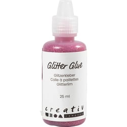 Colle à paillettes, rose, 25 ml/ 1 flacon