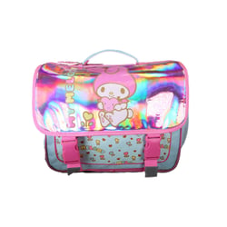 Cartable scolaire 38 cm - MY MELODY Birdy - Rose et bleu - 2 compartiments