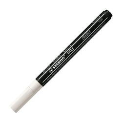 Marqueur STABILO FREE - T100 Blanc acrylique - pointe conique