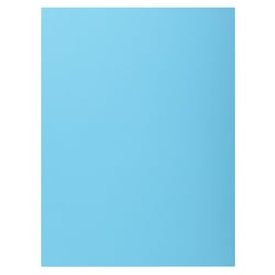 Paquet de 50 chemises 1 rabat SUPER 210 - 24x32cm - Bleu clair - x 5 - Exacompta