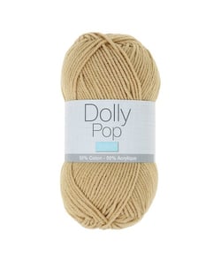 Fil à tricoter Coton et Acrylique Dolly Pop - Trimits 156 Marron