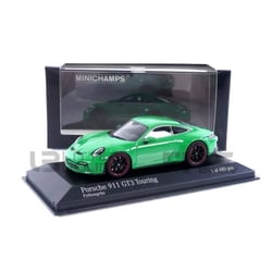 Voiture miniature de collection - MINICHAMPS - Porsche 911 (992) GT3 Touring - Échelle 1/43 - 2021 - Green