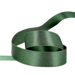 Disquette 25m Satin scintillant Vert Bouteille
