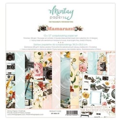 12 papiers scrapbooking 30,5 x 30,5 cm Mintay By Karola MAMARAZZI