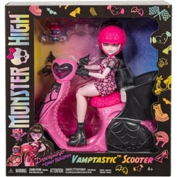 Coffret monster high scooter vamptastique draculaura - mattel - jdr61 - poupée, animal, véhicule