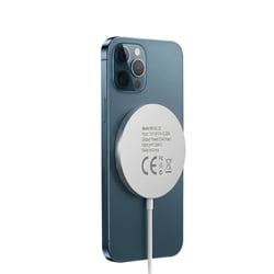 Mayaxess Chargeur pour iPhone 15 Pro Max Magsafe Magnétique 15W Blanc