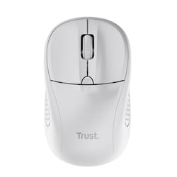 Trust Souris sans Fil avec Bouton Silencieuse Optique Primo Blanc