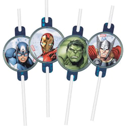 4 Pailles Avengers Infinity Stones - Recyclable