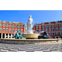 Tableau sur toile place Masséna de Nice 45x65 cm