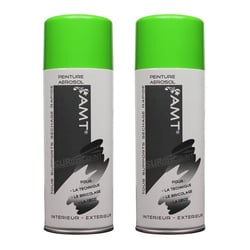 Lot de 2 sprays de peinture - vert feuille - AMT