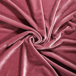 Tissu Velours jersey épais Vieux rose
