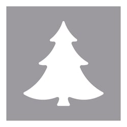 Perforatrice fantaisie: Sapin, 5,08cm ø, (2"), 1 pce.