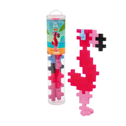 Jeu de construction PLUS PLUS - Tube BIG Flamant rose - 15 Pcs - PP3408