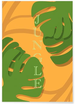 Affiche Jungle | A3 : 29,7x42cm