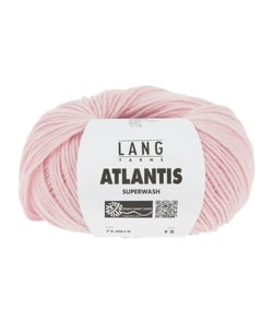Pelote de laine vierge ATLANTIS - Lang Yarns 0019 rose