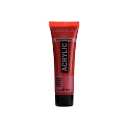 Peinture acrylique en tube - Carmin - 318 - Amsterdam - 20ml