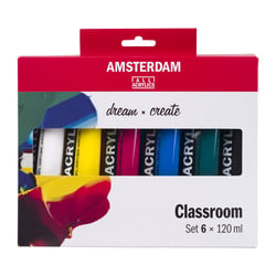 Amsterdam Standard Series Acrylic Paint Education Set 6x120ml