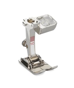 Pied pour points en marche arrière N°1C pour machine électronique - Bernina Gris