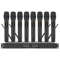 Système Microphone Sans Fil 8 Canaux Pour Conférences Haute Qualité Audio YONIS
