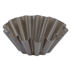 Brioche grosses côtes - fond plat - Antiadhérent (sans PFAS) - Ø160/83 mm h55 mm