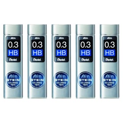 Mine de rechange - PENTEL - AIN STEIN C273 - 0,3 mm - HB - Lot de 5 étuis de 15 mines