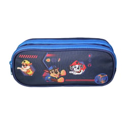 Trousse scolaire 2 compartiments Pat'Patrouille Bleu - BAGTROTTER