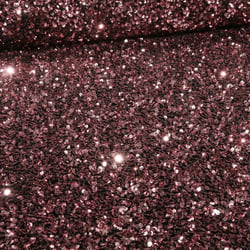 Tissu Sequins épais extensible Rose