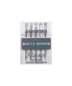 Aiguilles à bouts ronds pour machines - KLASSE taille n°Assorties 70/10, 80/12, 90/14
