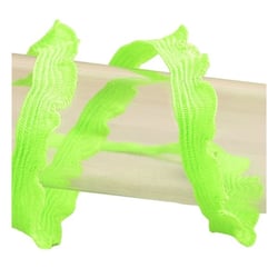 Bobine 25m galon festonné 10mm Vert fluo